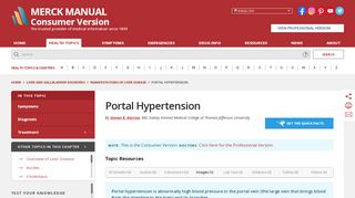 
                            4. Portal Hypertension - Liver and Gallbladder Disorders - Merck ...