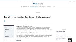 
                            2. Portal Hypertension Treatment & Management: Approach ...