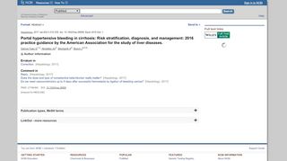 
                            5. Portal hypertensive bleeding in cirrhosis: Risk stratification, diagnosis ...