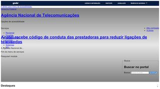 
                            8. Portal Institucional - anatel.gov.br