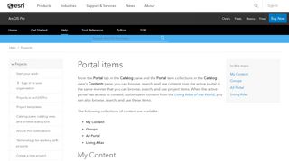 
                            1. Portal items—ArcGIS Pro | ArcGIS Desktop - ArcGIS Online