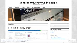 
                            3. portal – Johnson University Online Helps