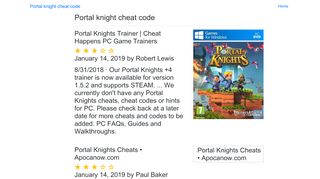 
                            8. Portal knight cheat code - Read more