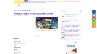 
                            10. Portal Knights Item Locations Guide | MGW: Game Cheats, Cheat ...