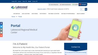
                            4. Portal | Lakewood Regional Medical Center