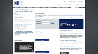 
                            5. Portal Log-in / Citizen CUNY