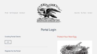 
                            8. Portal Login — American Dream CPA