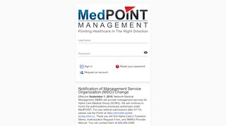 
                            7. Portal Login - MedPOINT Management