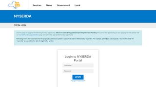 
                            3. Portal Login - NYSERDA Portal
