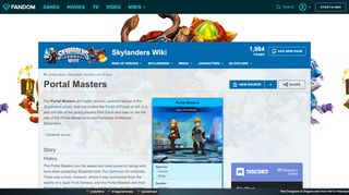 
                            7. Portal Masters | Skylanders Wiki | FANDOM powered by Wikia