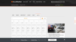 
                            9. Portal May Weather 2019 - AccuWeather Forecast for AZ 85632
