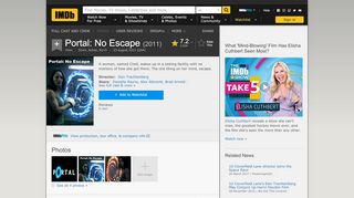 
                            2. Portal: No Escape (2011) - IMDb