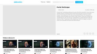 
                            9. Portal : No Escape - Vidéo dailymotion