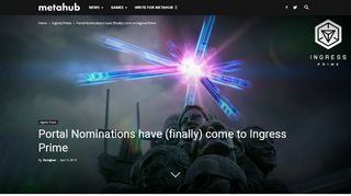 
                            2. Portal Nominations have (finally) come to Ingress Prime ...