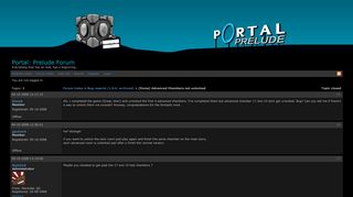 
                            7. Portal: Prelude Forum / [fixme] Advanced Chambers not unlocked