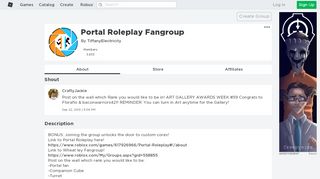 
                            4. Portal Roleplay Fangroup - Roblox