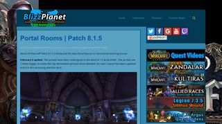 
                            10. Portal Rooms | Patch 8.1.5 - Blizzplanet | Warcraft
