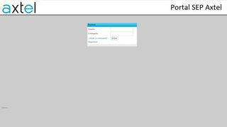 
                            6. Portal SEP Axtel- Login