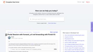 
                            8. Portal Session with forward_url not forwarding with Portal V3 - Support