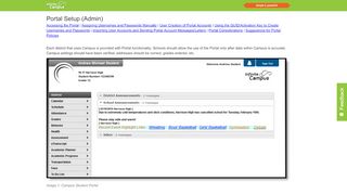 
                            5. Portal Setup (Admin) - Infinite Campus