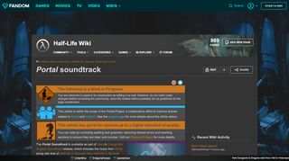 
                            2. Portal soundtrack | Half-Life Wiki | FANDOM powered by Wikia