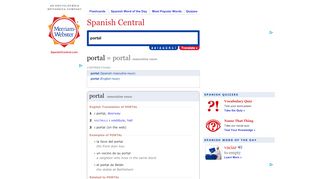 
                            3. Portal - Spanish to English Translation | Spanish Central