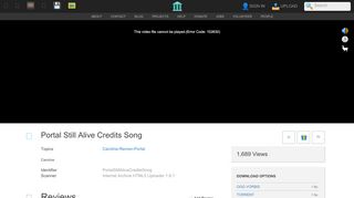 
                            4. Portal Still Alive Credits Song : Free Download, Borrow, and ...