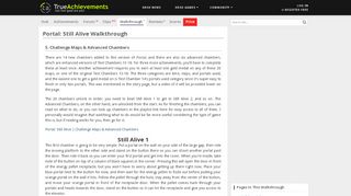 
                            6. Portal: Still Alive Walkthrough - Page 5 - TrueAchievements