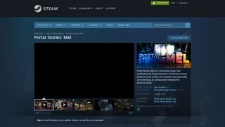 
                            3. Portal Stories: Mel on Steam