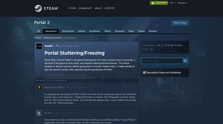 
                            2. Portal Stuttering/Freezing :: Portal 2 General Discussions