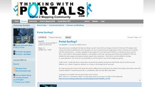 
                            2. Portal Surfing? | View Topic | ThinkingWithPortals.com | Portal 2 ...