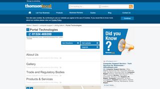 
                            9. Portal Technologies - Computer Support - 01324 469200 - Larbert ...