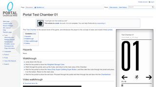 
                            5. Portal Test Chamber 01 - Portal Wiki