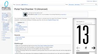 
                            1. Portal Test Chamber 13 (Advanced) - Portal Wiki