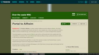 
                            6. Portal to Alfheim | Over the oasis Wiki | FANDOM powered by Wikia