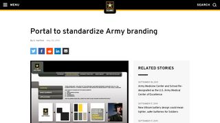 
                            1. Portal to standardize Army branding | Article | The United States Army