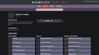 
                            2. Portal Token | Crafting | Boundless Crafting