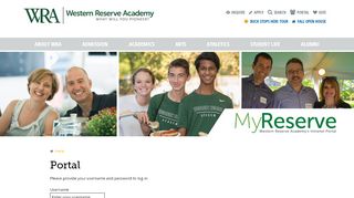 
                            4. Portal - Top Boarding School in OH | Western Reserve Academy