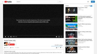 
                            5. Portal Trailer (HD) - YouTube