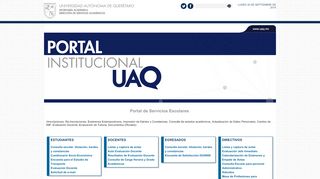 
                            8. Portal UAQ. - Universidad Autónoma de Querétaro