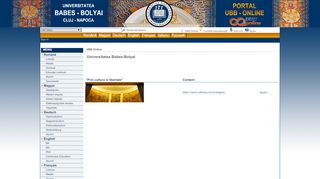 
                            1. Portal UBB - Universitatea Babeş-Bolyai