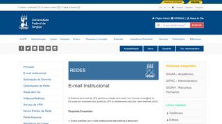 
                            1. Portal UFS - E-mail Institucional