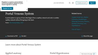 
                            7. Portal Venous System - an overview | ScienceDirect Topics