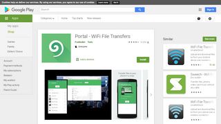
                            1. Portal - WiFi File Transfers - Apps on Google Play