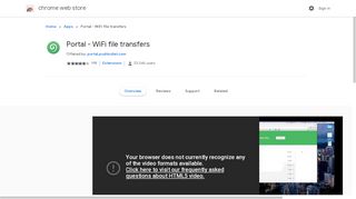 
                            2. Portal - WiFi file transfers - Google Chrome