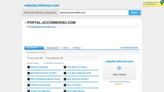 
                            8. portal.accommod8u.com at Website Informer. Visit Portal Accommod ...