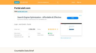 
                            8. Portal.aixit.com: Login - aixit GmbH - Easy Counter