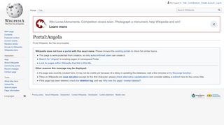 
                            3. Portal:Angola - Wikipedia