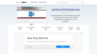 
                            4. Portal.archchicago.org website. GroupWise Portal > Home.