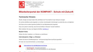 
                            3. portal.bfsz.de - Mitarbeiterportal der KOMPAKT